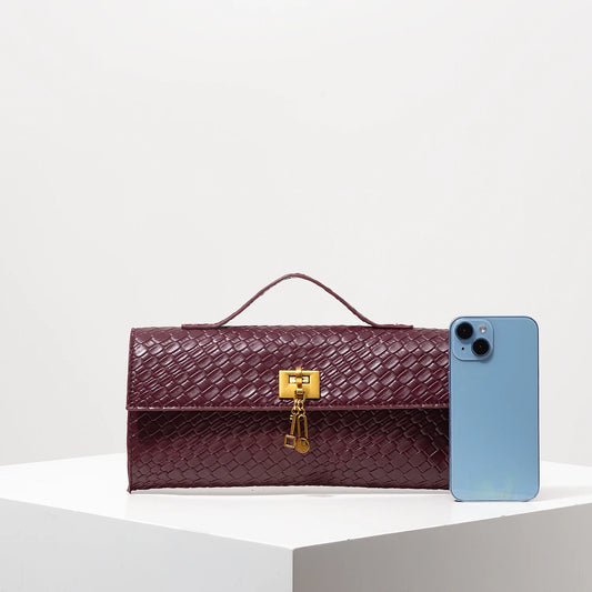 תיק צד מלבן ארוג- מילאנו